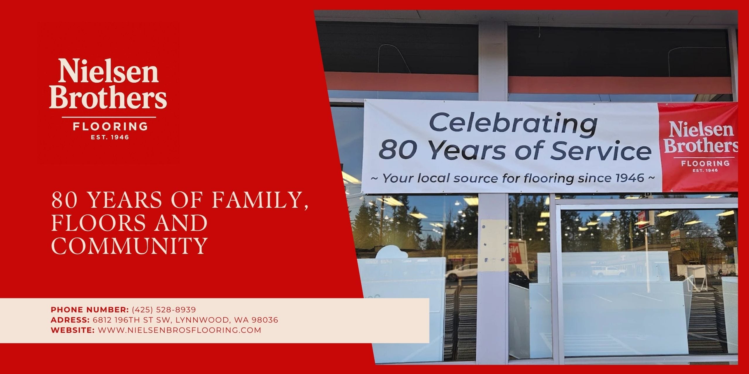 80 Years of Family Flooring Company in Lynwood, WA | The Nielsen Brothers flooring company story